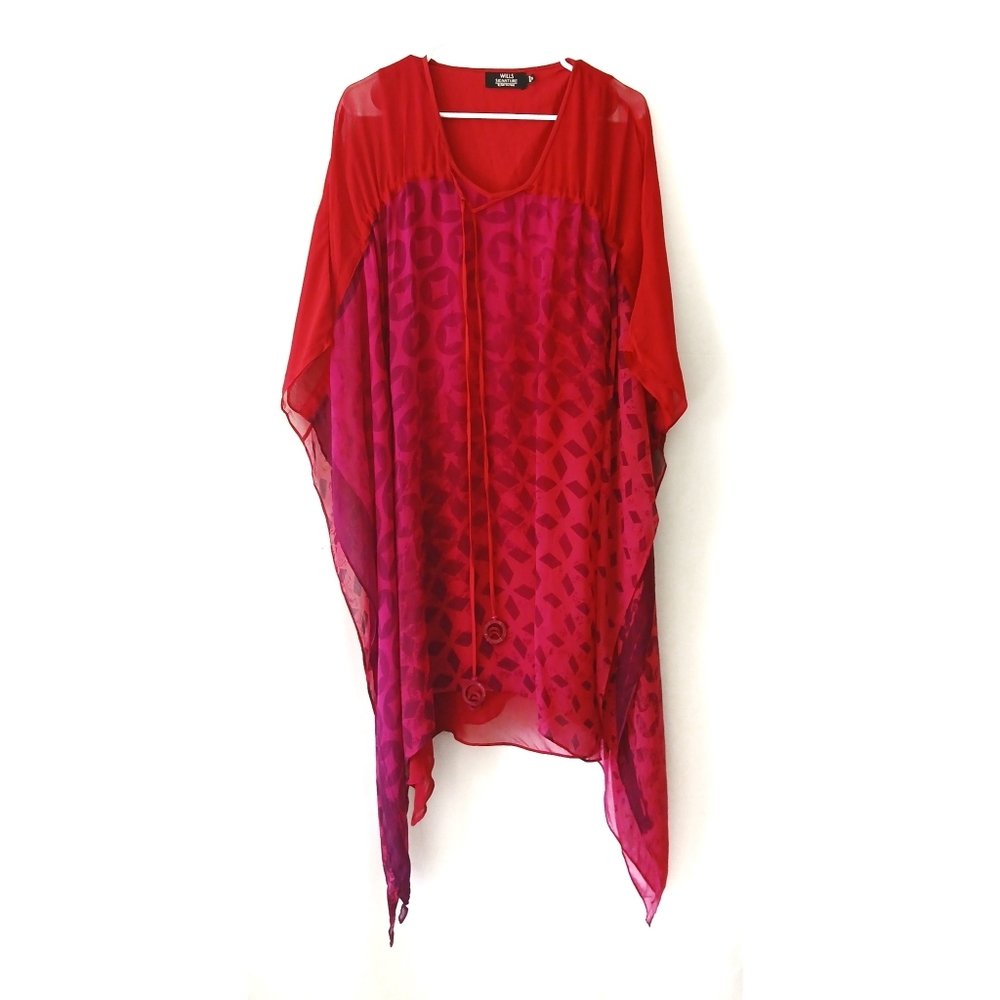 SATYA PAUL Silk Kaftan Dress M